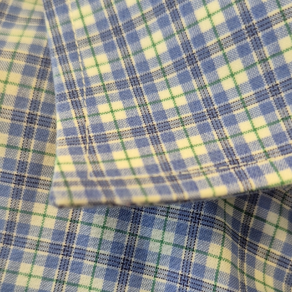 Lorenzo Uomo Long Sleeve Trim Fit Blue Button Down Mens Shirt. Size 34-35. NWOT - Picture 16 of 16